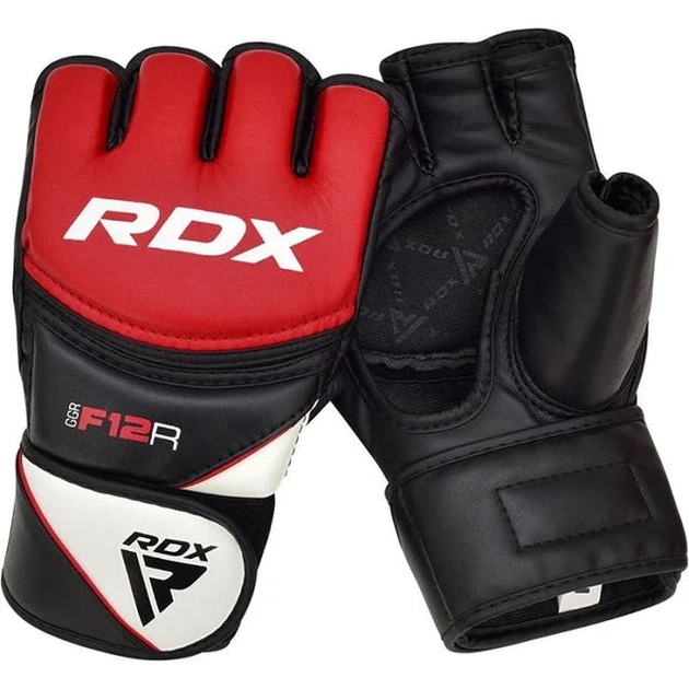 Рукавиці для ММА RDX штучна шкіра XL червоні - зображення 3