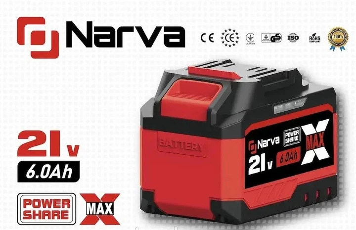 Высокоточная аккумуляторная батарея NARVA PSX-6.0A MAX - Фото 2 Высокоточная аккумуляторная батарея NARVA PSX-6.0A MAX - изображение 2