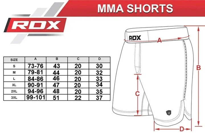 Шорти RDX Inc поліестер M чорні для MMA - зображення 7