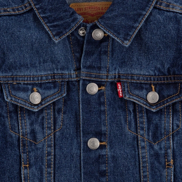 Детская джинсовая куртка для мальчика Levi`s 284400684 98 см Синяя (1159845769) - Фото 6 Детская джинсовая куртка для мальчика Levi`s 284400684 98 см Синяя (1159845769) - изображение 6