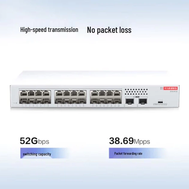 Коммутатор HUAWEI S110-24T2S гигабитный на 24 порта с 2 SFP - Фото 6 Коммутатор HUAWEI S110-24T2S гигабитный на 24 порта с 2 SFP - изображение 6