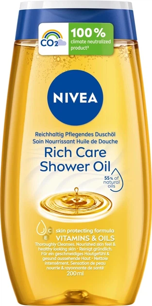 Олія для душу NIVEA 200 мл - Фото 1 Олія для душу NIVEA 200 мл - изображение 1