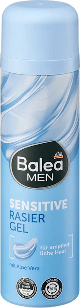 Гель для гоління для чутливої шкіри Balea MEN, 200 мл - Фото 1 Гель для гоління для чутливої шкіри Balea MEN, 200 мл - изображение 1