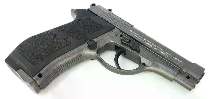 Пневматичний пістолет WinGun 301 Beretta 84 4.5мм — металева CO2-копія з магазином на 18 куль - изображение 8