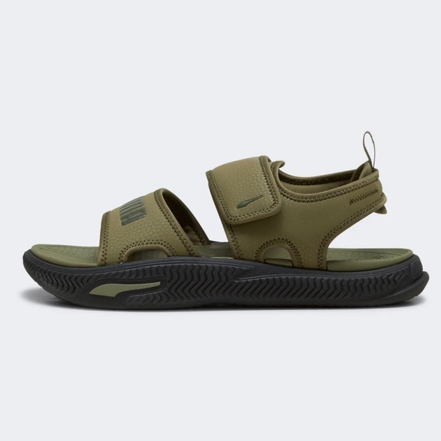 Чоловічі сандалі Puma SOFTRIDEPRO SANDAL повсякденні відкриті на липучках хакі 44.5 - Фото 2 Чоловічі сандалі Puma SOFTRIDEPRO SANDAL повсякденні відкриті на липучках хакі 44.5 - изображение 2