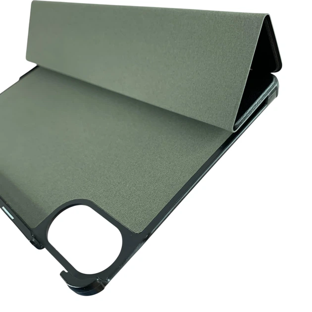 Чехол-книжка Smart Case для Xiaomi Redmi Pad 2 11" с подставкой чёрный (жёсткая основа PP) - изображение 4