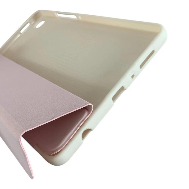 Чехол-книжка Smart Case для Samsung Galaxy Tab A9 SM-X110 / SM-X115 / A11 с подставкой бежевый (эко-кожа, микрофибра) - изображение 3