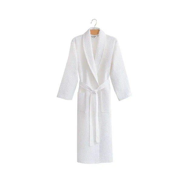 Халат Lotus Home - Waffle white 3XL - изображение 10