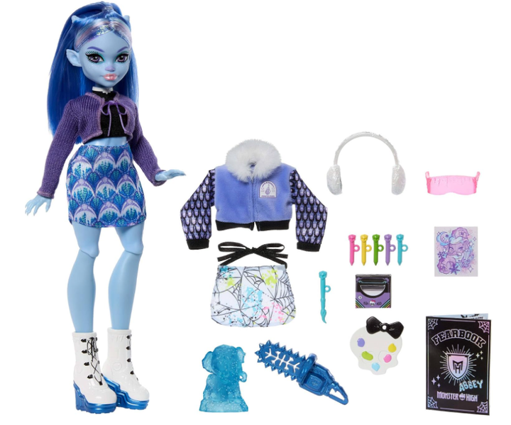 Кукла Монстр Хай Эбби Бомейбл Ежедневник Жахов Monster High Abbey Bominable JDR58 Mattel - Фото 6 Кукла Монстр Хай Эбби Бомейбл Ежедневник Жахов Monster High Abbey Bominable JDR58 Mattel - изображение 6