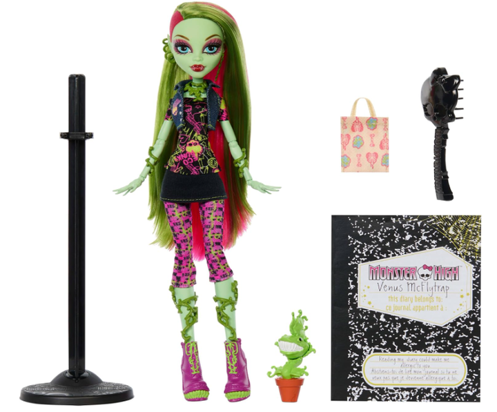 Лялька Монстер Хай Венера МакФлайтрап колекційна Monster High Venus McFlytrap JHK58 - Фото 2 Лялька Монстер Хай Венера МакФлайтрап колекційна Monster High Venus McFlytrap JHK58 - зображення 2