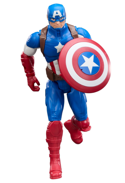 Фігурка Марвел Капітан Америка Серія героїв титанів 30 см Marvel Avengers Titan Captain America Hasbro G2771 - зображення 4