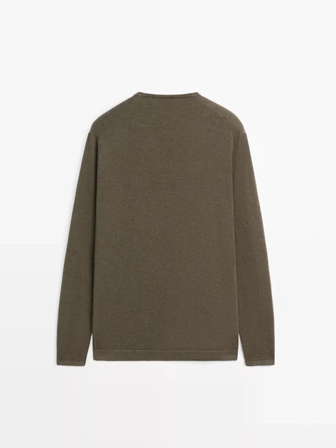 Чоловічий светр Massimo Dutti L зелений - изображение 2