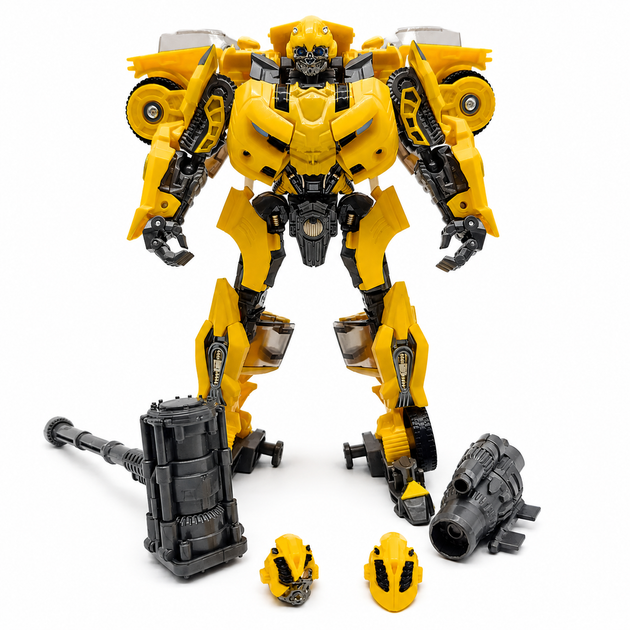 Игрушка робот-трансформер Бамблби Baiwei TW1025 с аксессуарами - Фото 1 Игрушка робот-трансформер Бамблби Baiwei TW1025 с аксессуарами - изображение 1