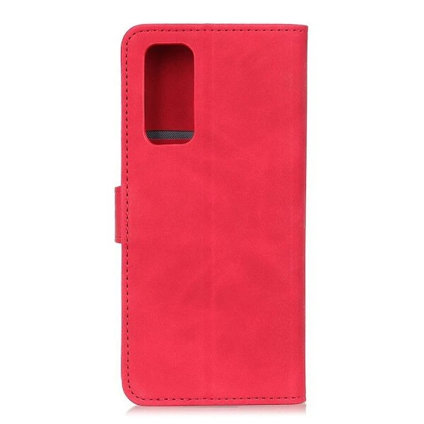 Чехол-книжка с застежкой KHAZNEH Retro Wallet для VIVO Y20 (V2027) / Y12s - Red - изображение 2