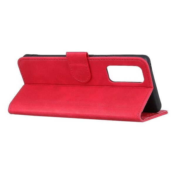 Чехол-книжка с застежкой KHAZNEH Retro Wallet для VIVO Y20 (V2027) / Y12s - Red - изображение 3