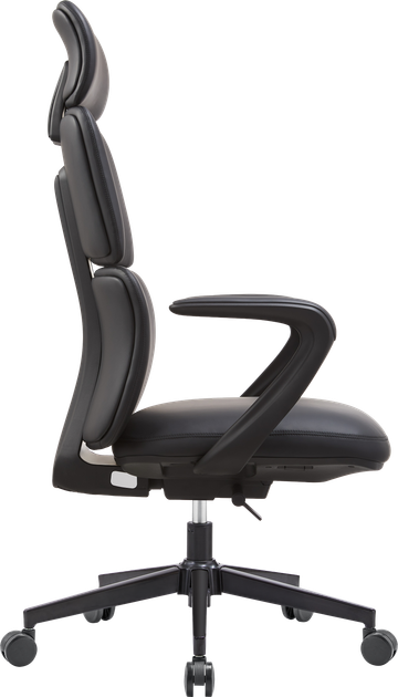 Комп'ютерне офісне крісло OfficePro Delicate OC690BK ергономічне PVC Black - Фото 4 Комп'ютерне офісне крісло OfficePro Delicate OC690BK ергономічне PVC Black - зображення 4