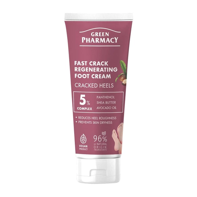 Крем для ног Green Рharmacy Быстродействующий против трещин 75 мл - Фото 1 Крем для ног Green Рharmacy Быстродействующий против трещин 75 мл - изображение 1