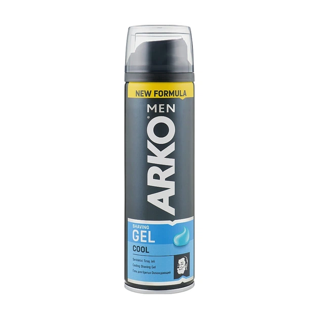 Гель для бритья Arko MEN Cool 200 мл - Фото 1 Гель для бритья Arko MEN Cool 200 мл - изображение 1