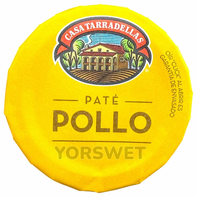 Паштет курячий Casa Tarradellas Pate de Pollo без глютену у скляній банці 125 г (0001) - Фото 3 Паштет курячий Casa Tarradellas Pate de Pollo без глютену у скляній банці 125 г (0001) - изображение 3