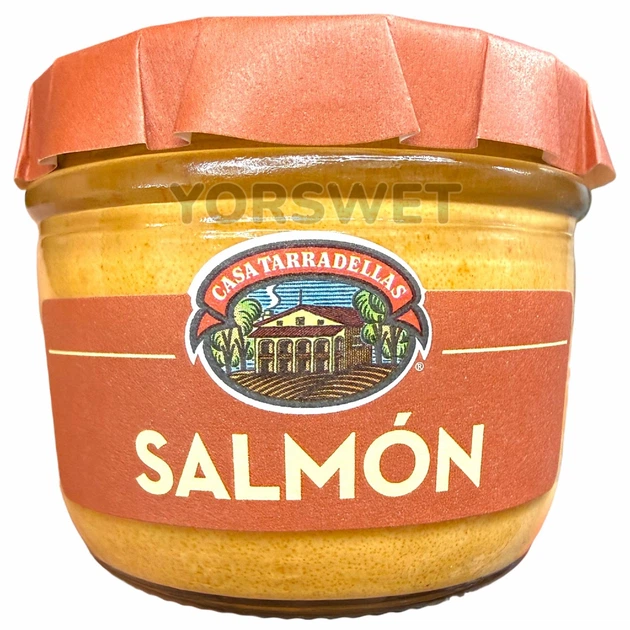 Паштет із лосося Casa Tarradellas Pate de Salmon без глютену в скляній банці 125 г (0002) - Фото 1 Паштет із лосося Casa Tarradellas Pate de Salmon без глютену в скляній банці 125 г (0002) - изображение 1