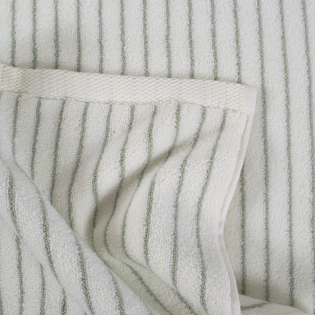Полотенце Lotus Home Отель Premium Microcotton Stripe Ecru-Sage 70*140 550 г/м² (svt-2000022356190) - изображение 7