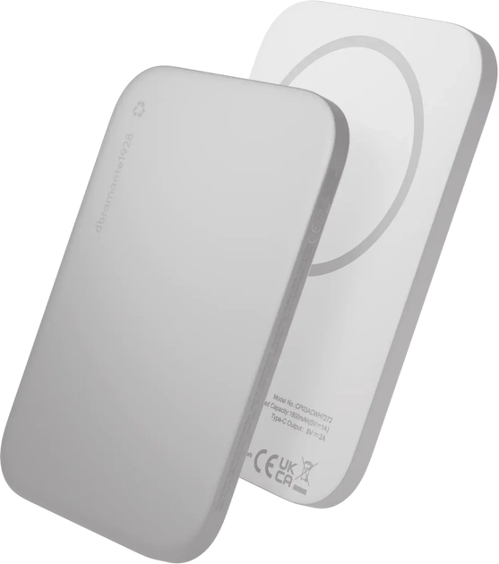 Powerbank Dbramante1928 UltraSlim Qi1.3 3000 mAh White (CP03ACWH7272) - Zdjęcie 1 Powerbank Dbramante1928 UltraSlim Qi1.3 3000 mAh White (CP03ACWH7272) - obraz 1