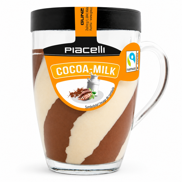 Шоколадно-молочна паста Piacelli Cocoa-Milk+чашка, 300 г - Фото 1 Шоколадно-молочна паста Piacelli Cocoa-Milk+чашка, 300 г - зображення 1