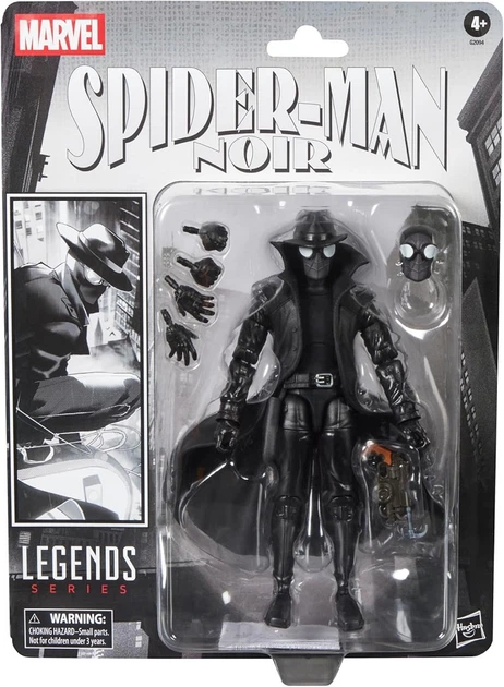 Игрушка Человек-Паук Нуар Marvel Legends Series Spider-Man Noir Action Figure Hasbro - изображение 5