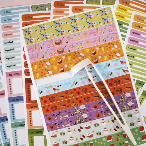 Наклейки для планера Planner Stickers, 660 шт., наклейки для дневника и скрапбукинга (AZD-058) - Фото 3 Наклейки для планера Planner Stickers, 660 шт., наклейки для дневника и скрапбукинга (AZD-058) - изображение 3