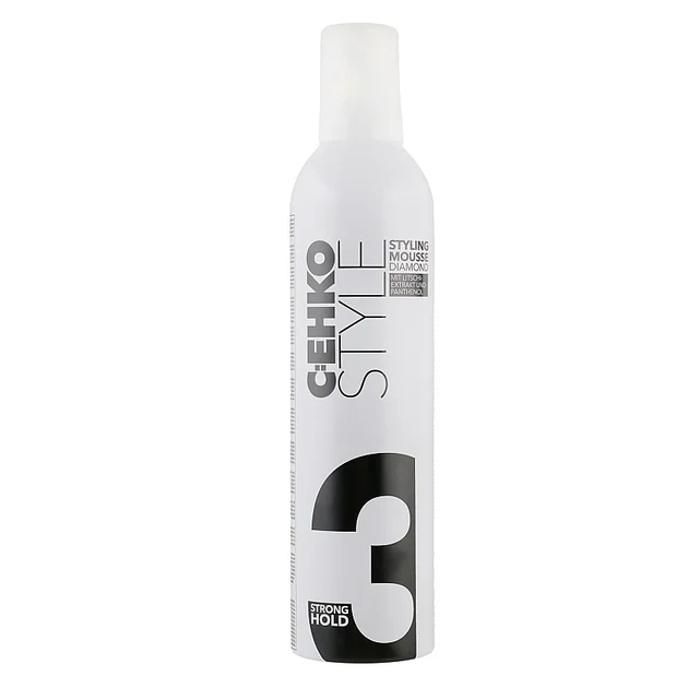 Піна для волосся C:EHKO STYLE DIAMOND Styling Mousse Strong Hold 3* сильної фіксації 400 мл - Фото 1 Піна для волосся C:EHKO STYLE DIAMOND Styling Mousse Strong Hold 3* сильної фіксації 400 мл - изображение 1