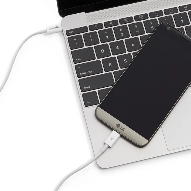 Кабель Amazon Basics USB-C на USB-C белый для зарядки и передачи данных 60 Вт (20 В 3 А) скорость 480 Мбит/с сертифицированный USB-IF длина 0.9 м - Фото 6 Кабель Amazon Basics USB-C на USB-C белый для зарядки и передачи данных 60 Вт (20 В 3 А) скорость 480 Мбит/с сертифицированный USB-IF длина 0.9 м - изображение 6