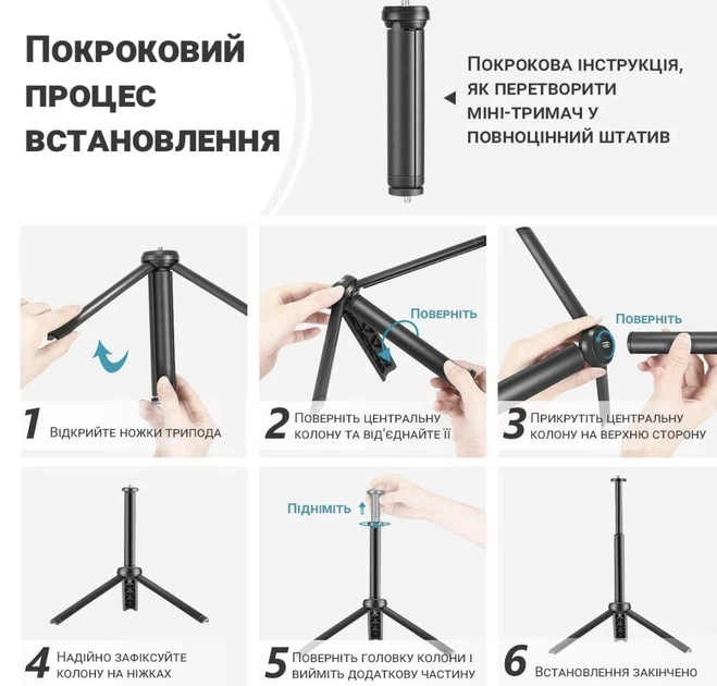 Набор LED видеосвета VIJIM K23 2 шт, 10 Вт, 1000 лм, 5600К, USB, штативы и светофильтры - изображение 4