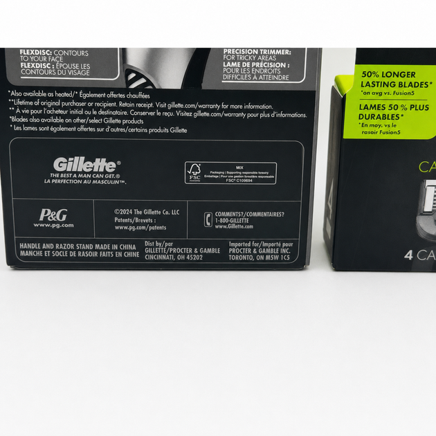 Бритва Gillette Labs Razor з відлущувальною смужкою + підставка + 5 картриджів - зображення 6