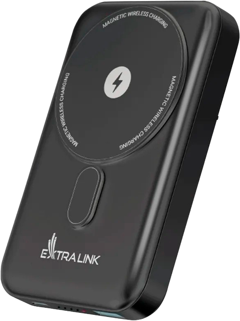 Powerbank ExtraLink MagSafe 10000mAh Graphite (4252011908660) - Zdjęcie 1 Powerbank ExtraLink MagSafe 10000mAh Graphite (4252011908660) - obraz 1