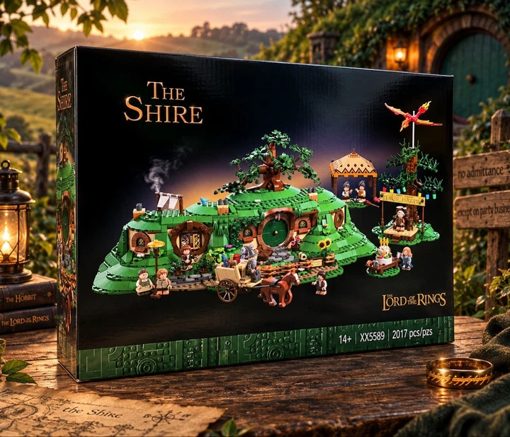 Конструктор The Shire Шир з Володаря перснів Будинок Більбо Беггінса 2017 деталей - Фото 1 Конструктор The Shire Шир з Володаря перснів Будинок Більбо Беггінса 2017 деталей - зображення 1