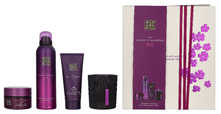 Zestaw Rituals Yozakura Medium Giftset Peeling do ciała 125 g + Żel pod prysznic 200 ml + Krem do ciała 100 ml + Świeca zapachowa 140 g (8719134203141) - Zdjęcie 3 Zestaw Rituals Yozakura Medium Giftset Peeling do ciała 125 g + Żel pod prysznic 200 ml + Krem do ciała 100 ml + Świeca zapachowa 140 g (8719134203141) - obraz 3