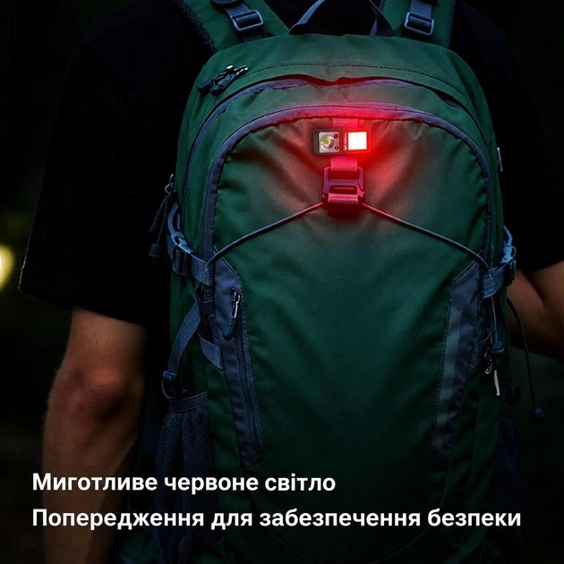 Ліхтарик EDC акумуляторний Smiling Shark TIP-7070, 6 режимів, COB, USB Type-C, магніт і кліпса, датчик руху, Чорний - Фото 10 Ліхтарик EDC акумуляторний Smiling Shark TIP-7070, 6 режимів, COB, USB Type-C, магніт і кліпса, датчик руху, Чорний - изображение 10
