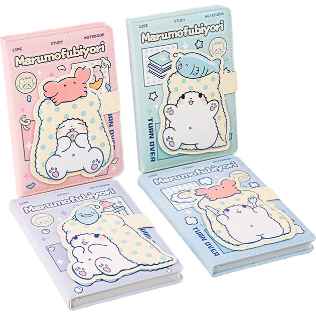Блокнот GuangBo x Sanrio Collaboration Bear Series B6, 80 листов, цветная кожа, магнитная застежка, разные цвета, SL941013 - изображение 3