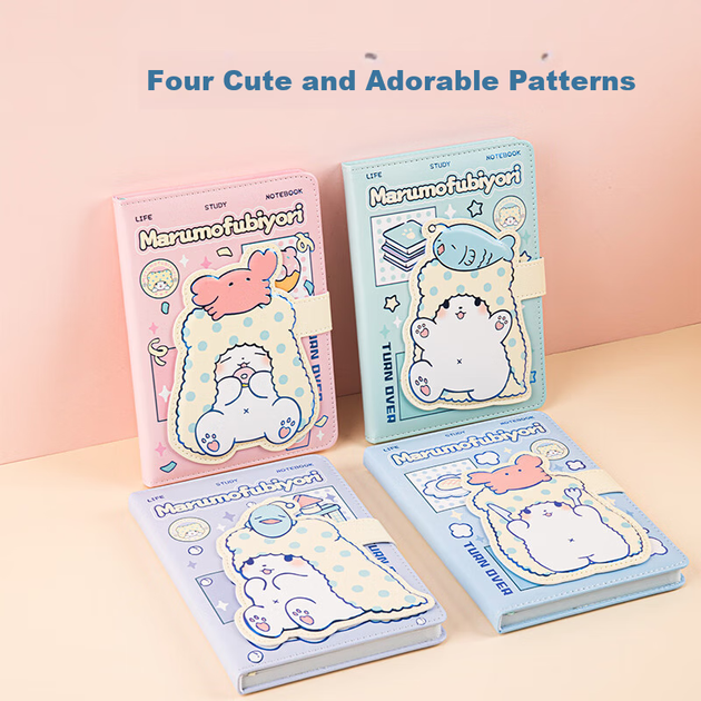 Блокнот GuangBo x Sanrio Collaboration Bear Series B6, 80 листов, цветная кожа, магнитная застежка, разные цвета, SL941013 - изображение 6