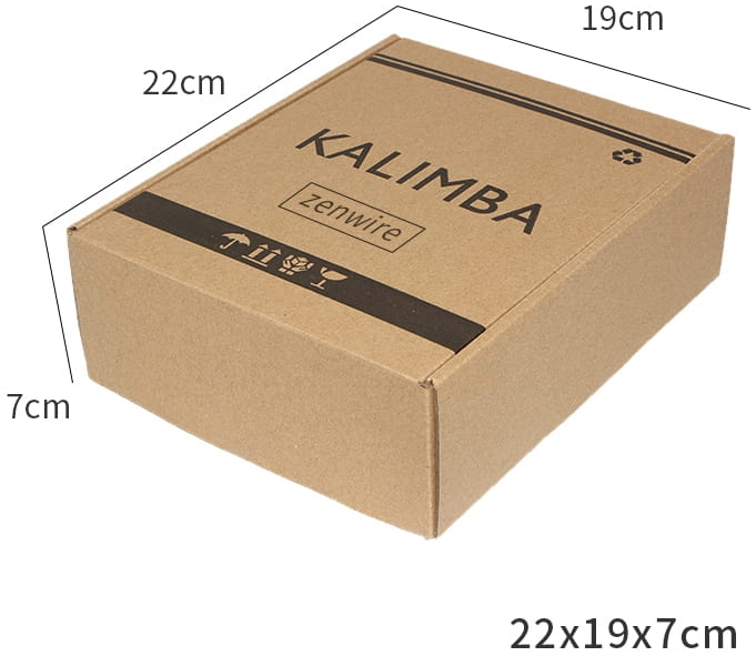 Kalimba Zenwire 17 klawiszowa drewniana brązowa K-01 (5904507520137) - obraz 2
