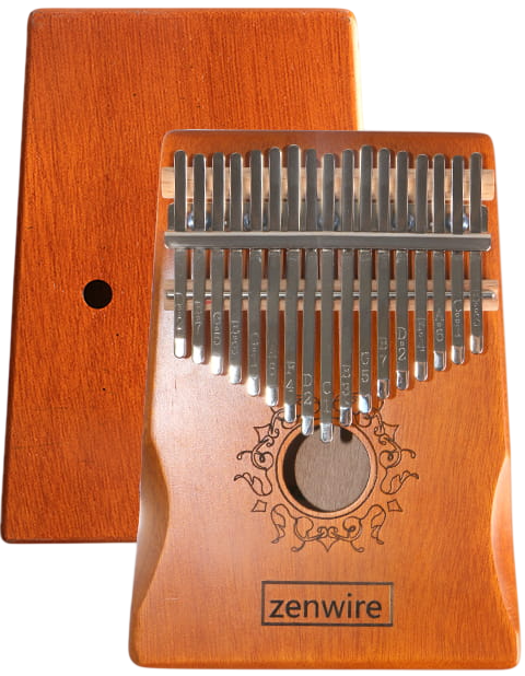 Kalimba Zenwire 17 klawiszowa drewniana brązowa K-01 (5904507520137) - obraz 9