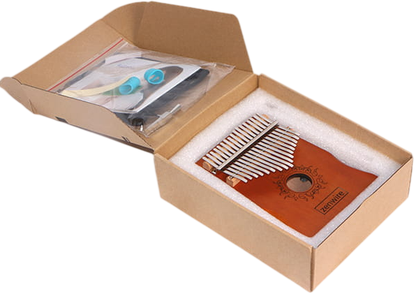 Kalimba Zenwire 17 klawiszowa drewniana brązowa K-01 (5904507520137) - obraz 11