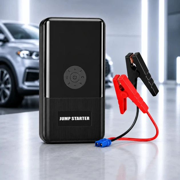 Пусковий пристрій 965A 4в1 з компресором 150 PSI Jump Starter 12В, Power Bank, LED ліхтарик - изображение 2