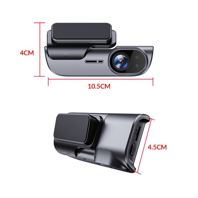Автомобільний відеореєстратор Terra HD-302S 4K+1K з додатковою виносною камерою, Wi-Fi - зображення 5