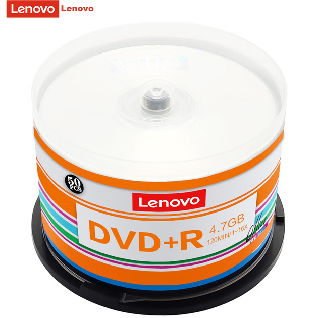 Диски DVD+R Lenovo, скорость 16x, 4,7 ГБ, серия Office, 50 штук в упаковке, чистые оптические диски. - изображение 8