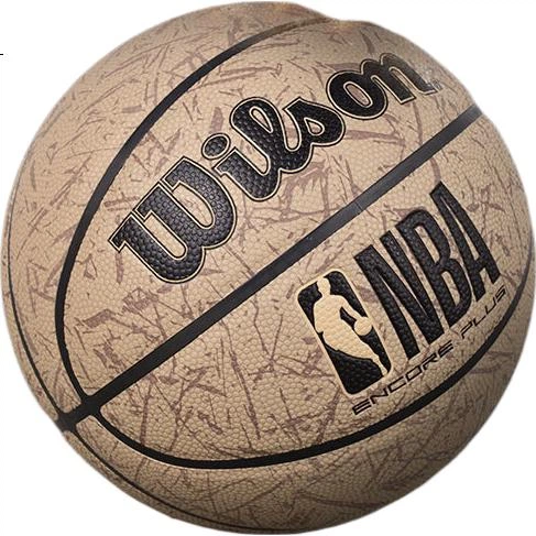М'яч Wilson NBA PLUS Series №7, вологозахисний та пилонепроникний [версія з темним візерунком, що не пропускає пилу] WZ2023202CN7 - зображення 2