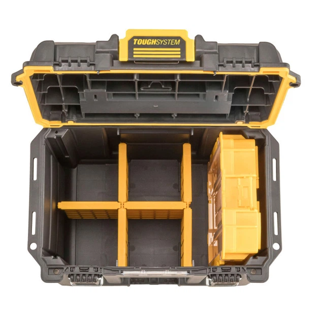 Ящик для инструмента с органайзером TOUGHSYSTEM 2.0 DeWALT DWST08035-1 - Фото 3 Ящик для инструмента с органайзером TOUGHSYSTEM 2.0 DeWALT DWST08035-1 - изображение 3