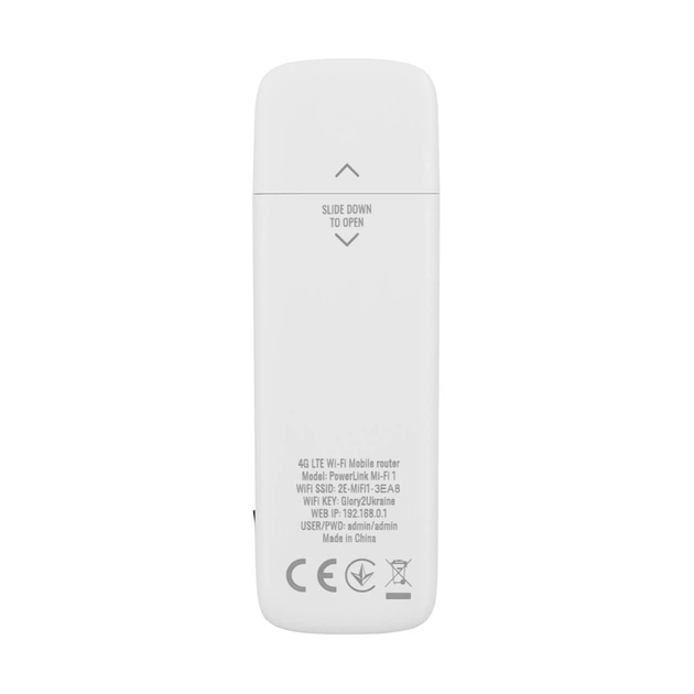 Маршрутизатор 2E PowerLink MiFi 1 Wi-Fi 2.4 ГГц USB nanoSIM Белый (PowerLink MiFi 1) - Фото 3 Маршрутизатор 2E PowerLink MiFi 1 Wi-Fi 2.4 ГГц USB nanoSIM Белый (PowerLink MiFi 1) - изображение 3