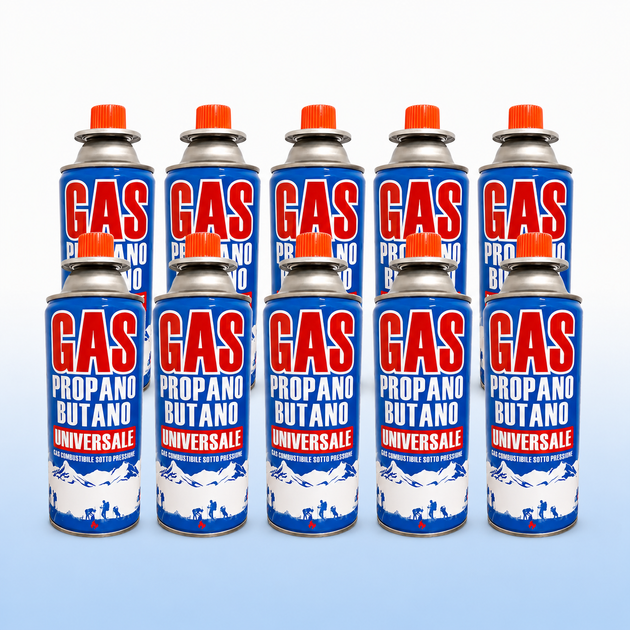 Газ 10 шт Баллон газовый универсальный Gas 227 g - изображение 3