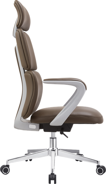 Компьютерное офисное кресло OfficePro Delicate OC690BR эргономичное PVC Brown - Фото 4 Компьютерное офисное кресло OfficePro Delicate OC690BR эргономичное PVC Brown - изображение 4